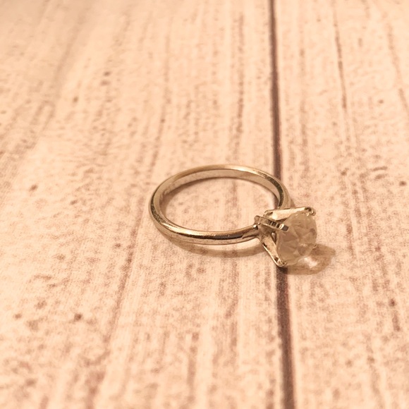 Claire’s Fake Diamond Solitaire Engagement Ring - Picture 2 of 2